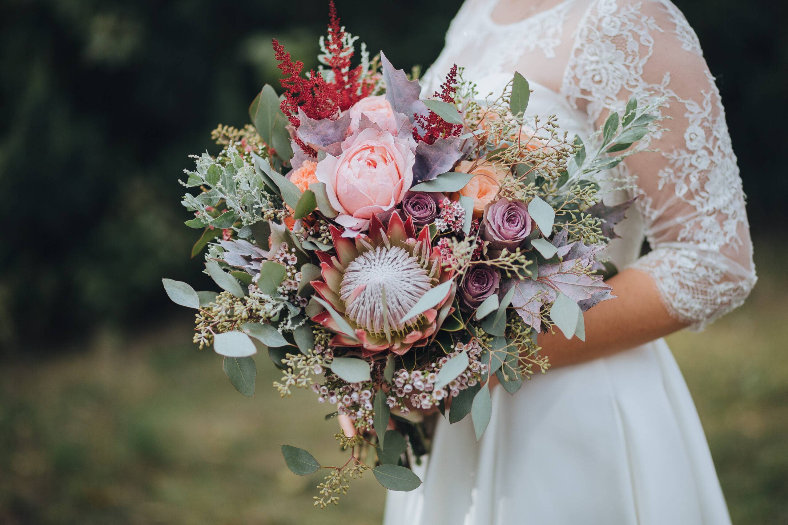 Elegant Wildflower Bridal Bouquet